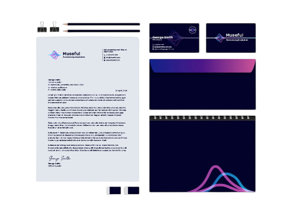 Graphic design projects cover
